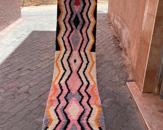 PRESALE - Pink and Black- Boujaad Runner 3700 mm x 700 mm