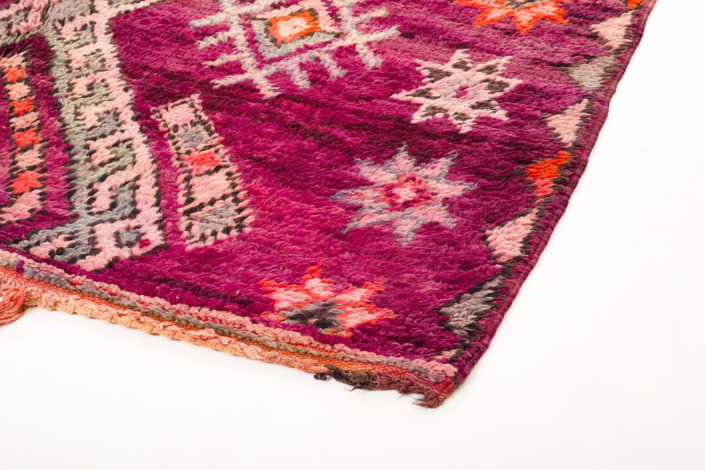 Purple Vintage Moroccan Boujaad Rug - Majidah- 3200 x 1650mm