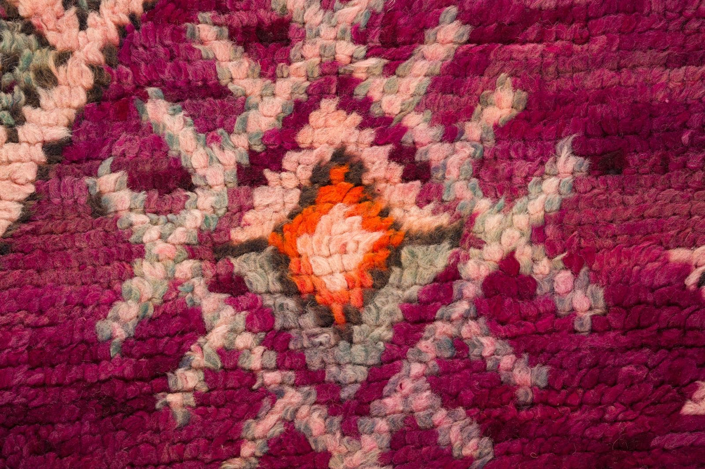 Purple Vintage Moroccan Boujaad Rug - Majidah- 3200 x 1650mm