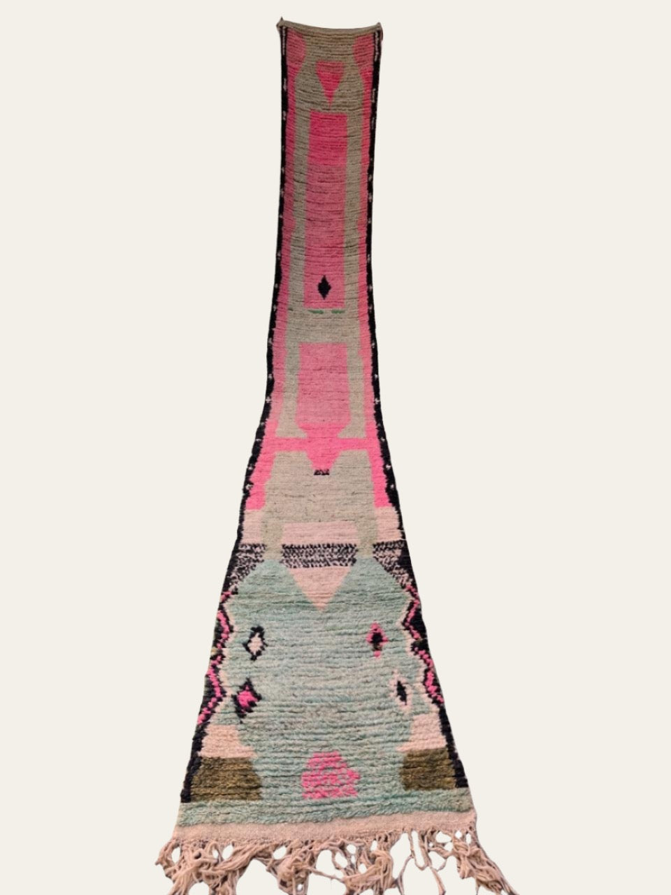 Made-to-Order Moroccan Boujaad Wool Runner 94 – 68 × 510 cm