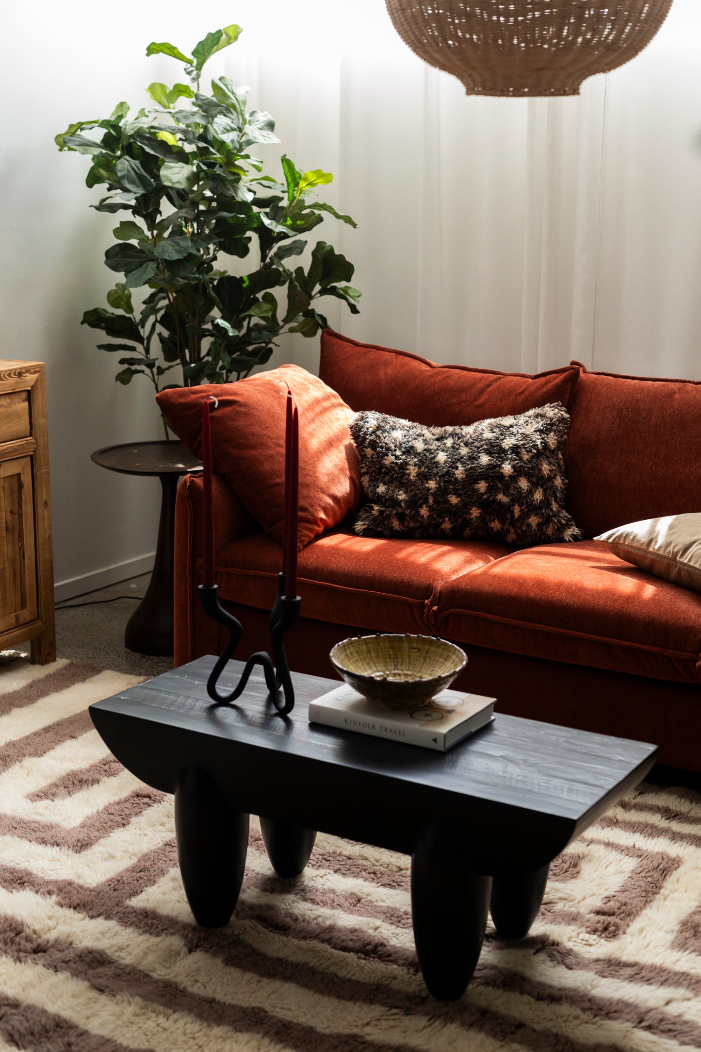 Brown & Beige New Moroccan Beni M'Rirt Rug - 3060 x 2120mm