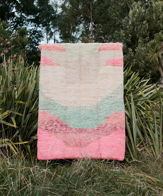 Pink Vintage Moroccan Boujaad Rug 2400 x 1600 mm