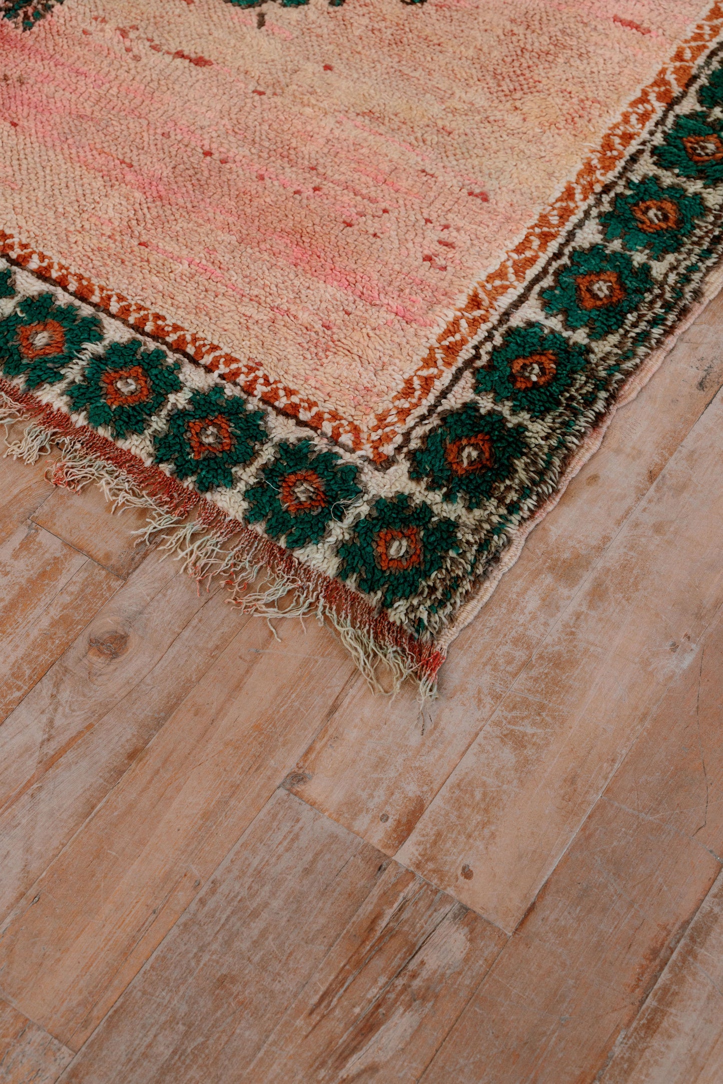 Sefa /Pleasure - Pink - Vintage Moroccan Boujaad Rug - 3100 x 1750 mm