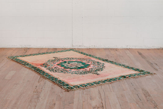 Sefa /Pleasure - Pink - Vintage Moroccan Boujaad Rug - 3100 x 1750 mm