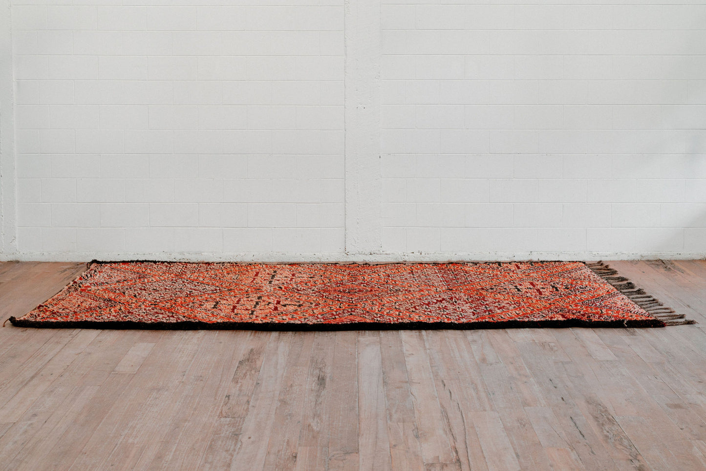 Traditional Red tones Vintage Moroccan Boujaad Rug 3950 x 2000 mm