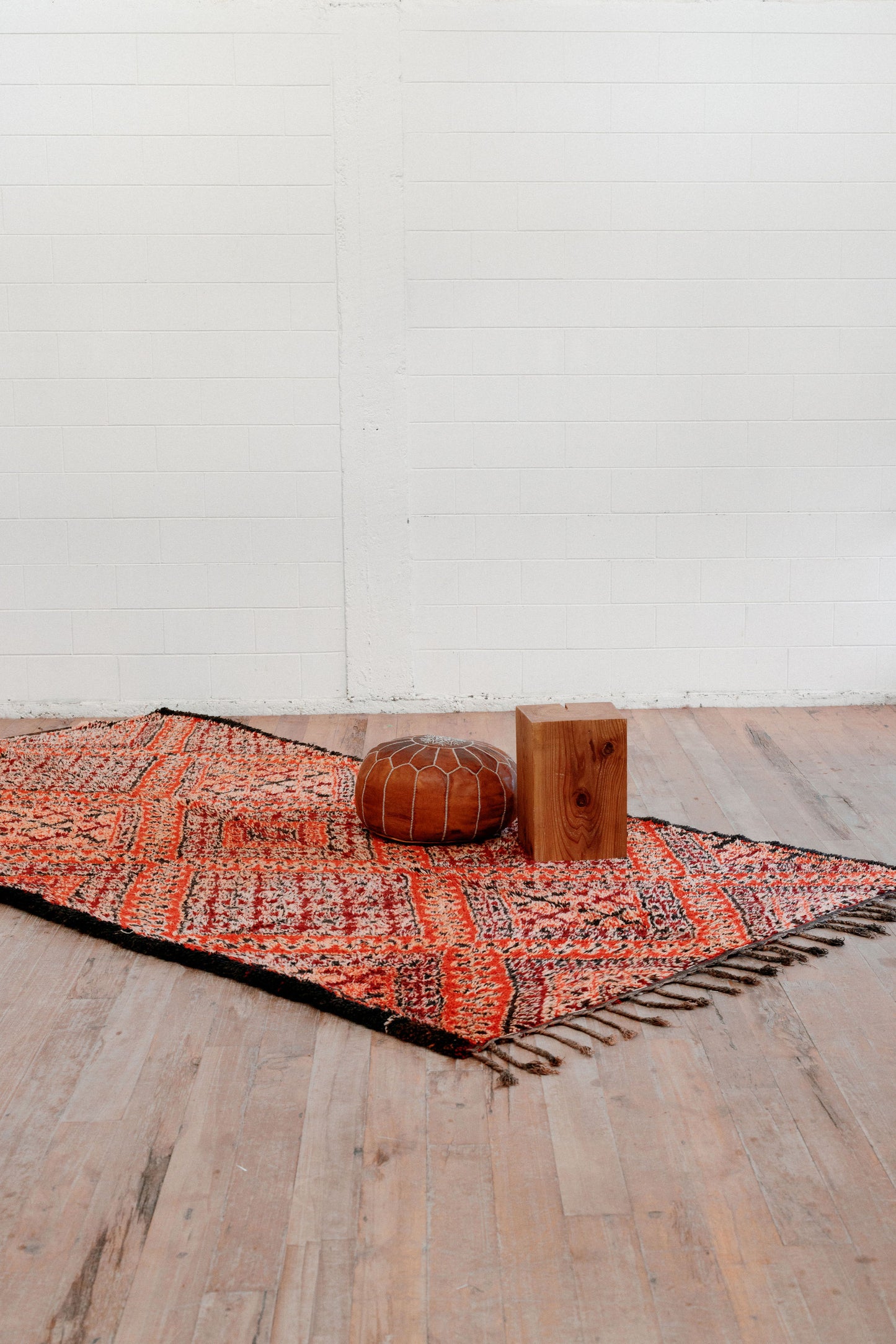 Traditional Red tones Vintage Moroccan Boujaad Rug 3950 x 2000 mm