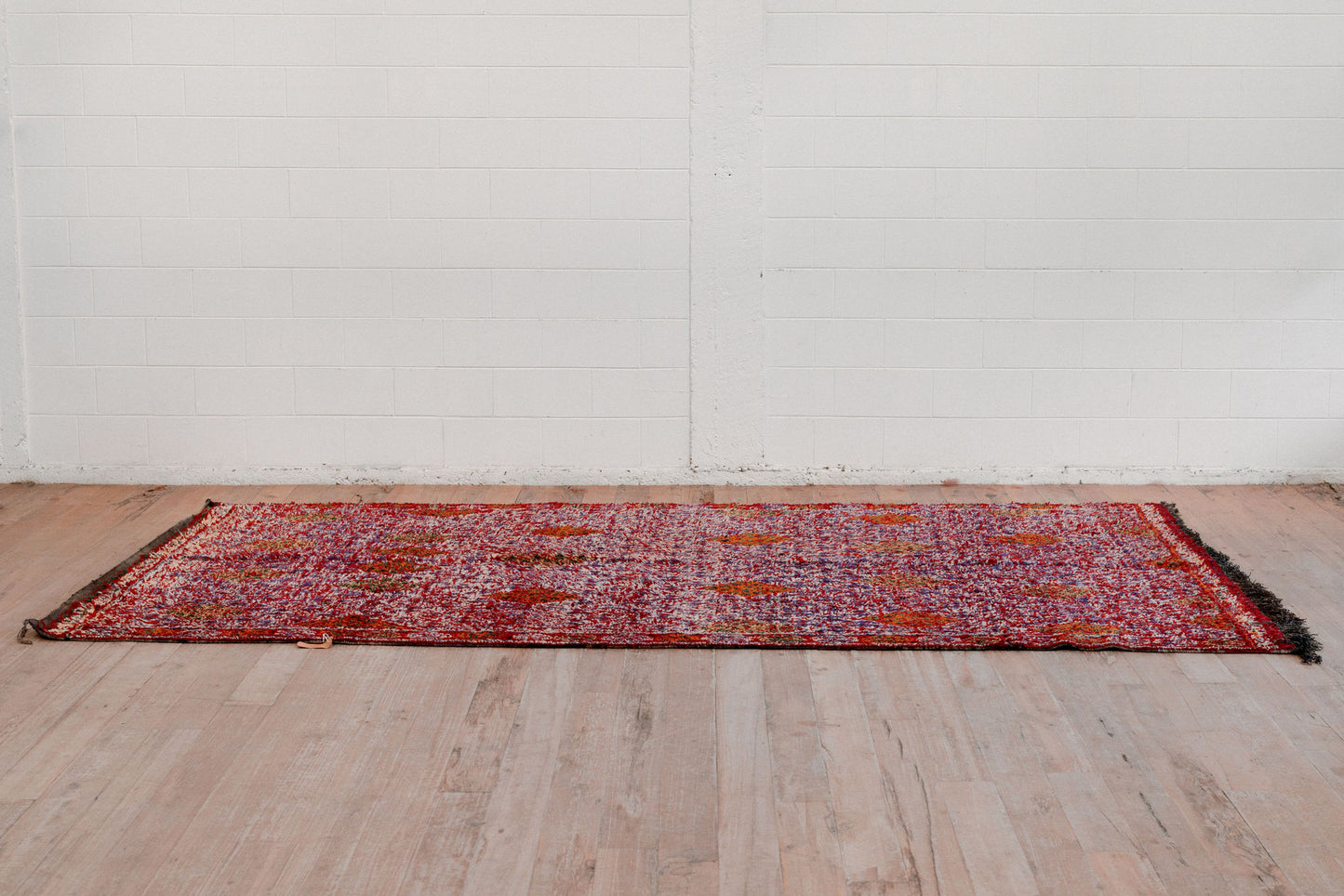 Red & Purple- Vintage Moroccan Boujaad Rug 3650 x 2100 mm