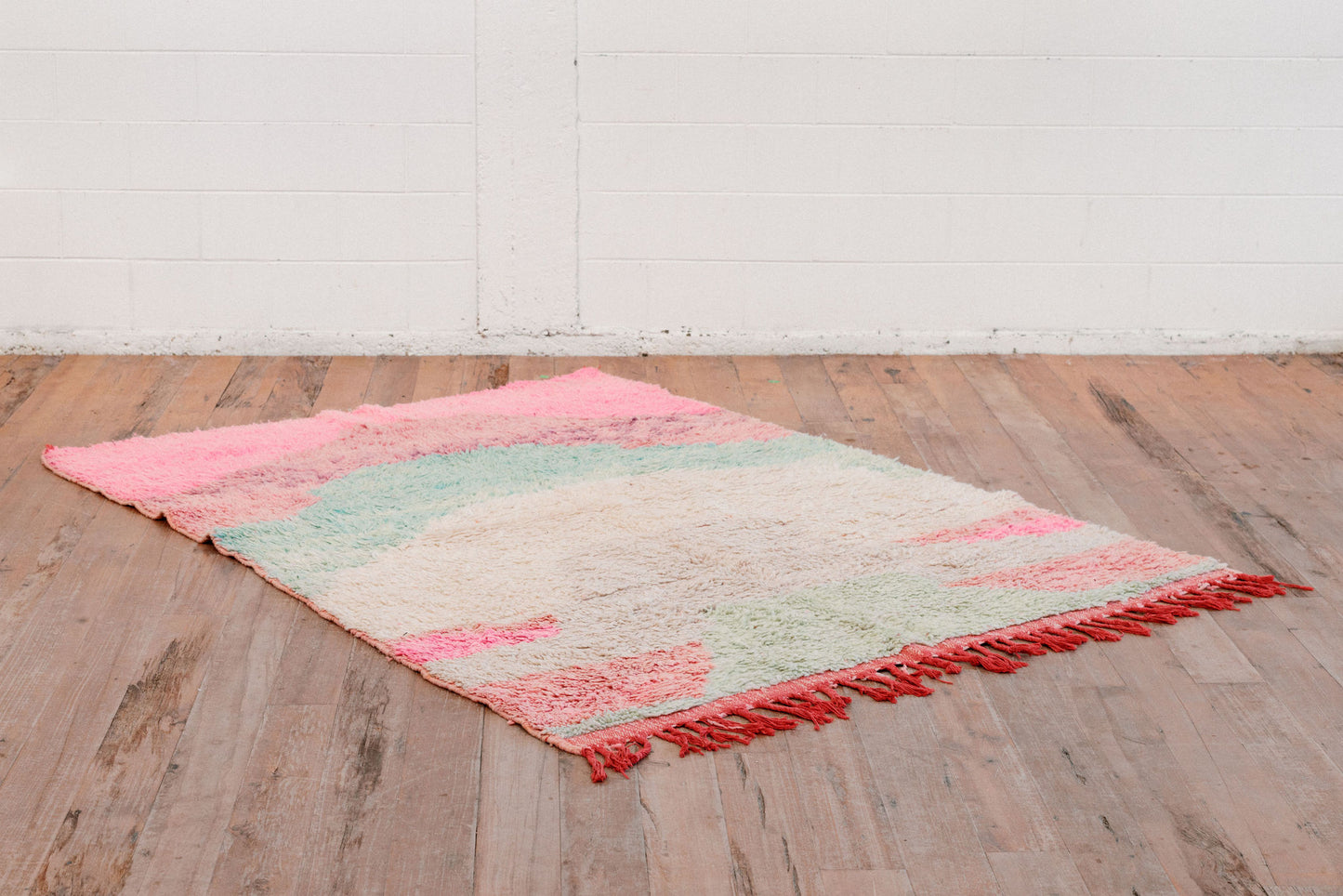 Pink Vintage Moroccan Boujaad Rug 2400 x 1600 mm