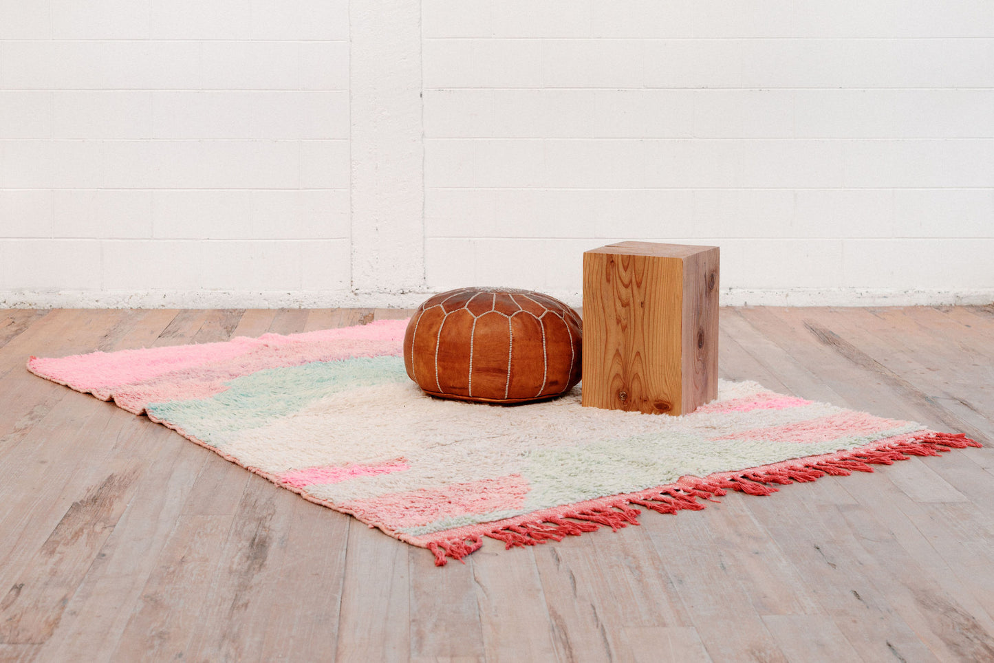 Pink Vintage Moroccan Boujaad Rug 2400 x 1600 mm