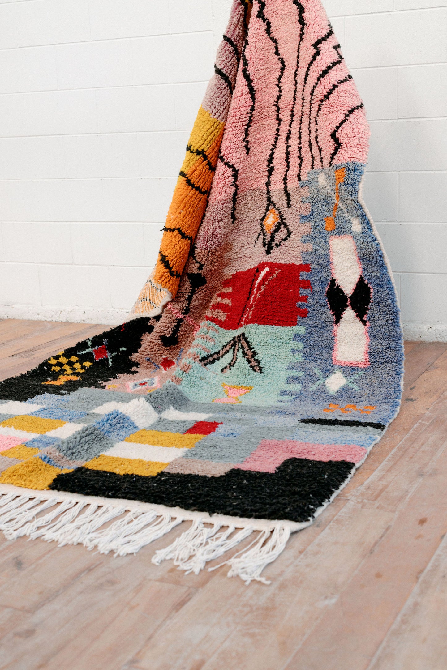 Multicolor New Moroccan Boujaad Rug 2500 x 1550 mm