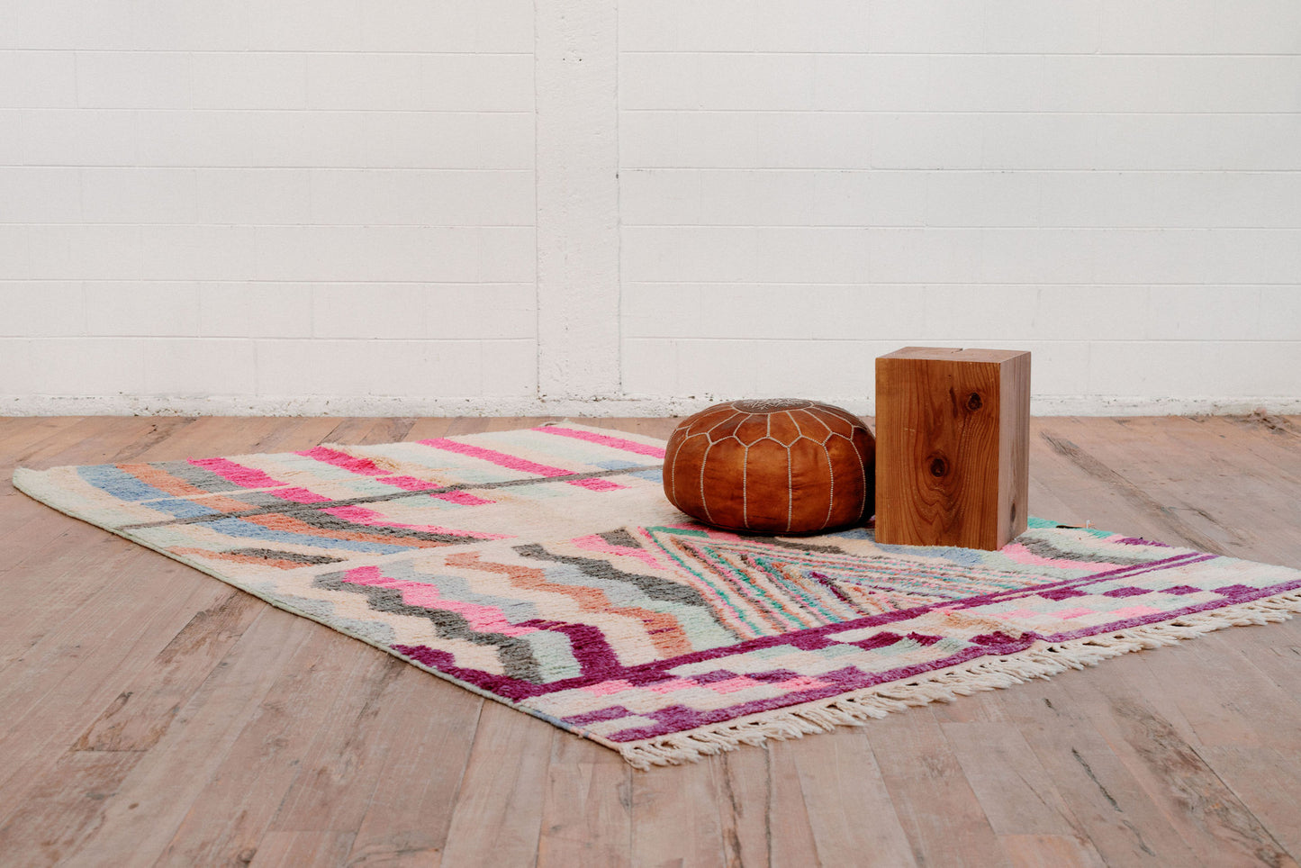 Soft Colours - Menekşe Rug - New Moroccan Boujaad Rug 2900 x 1900 mm -