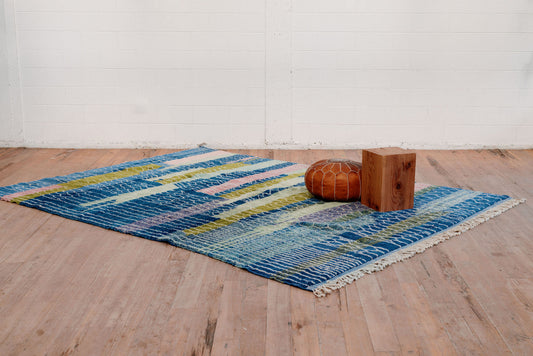 Mercan- Blue coral  - New Moroccan Beni M'Rirt Rug  3600 x 2700 mm