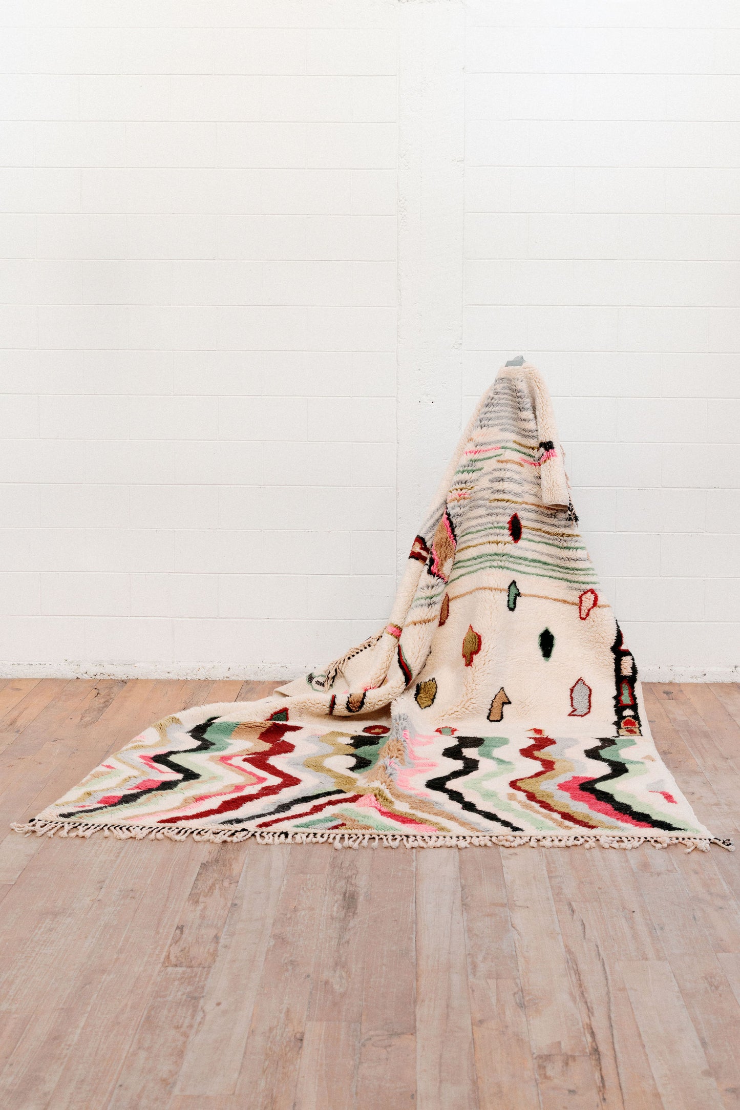 Abstract geometric pattern New Moroccan Beni M'Rirt Rug  3100 x 2150 mm