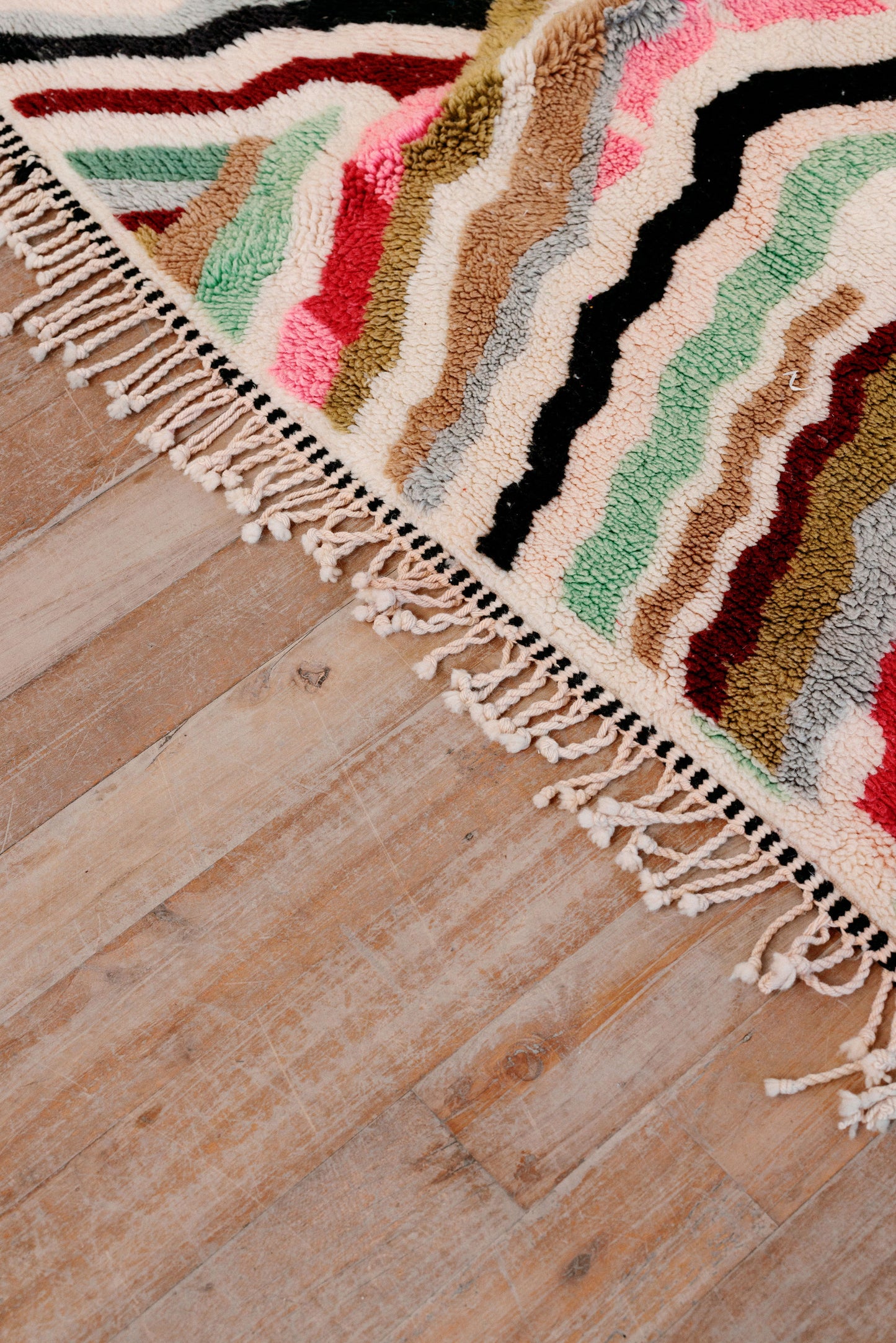 Abstract geometric pattern New Moroccan Beni M'Rirt Rug  3100 x 2150 mm