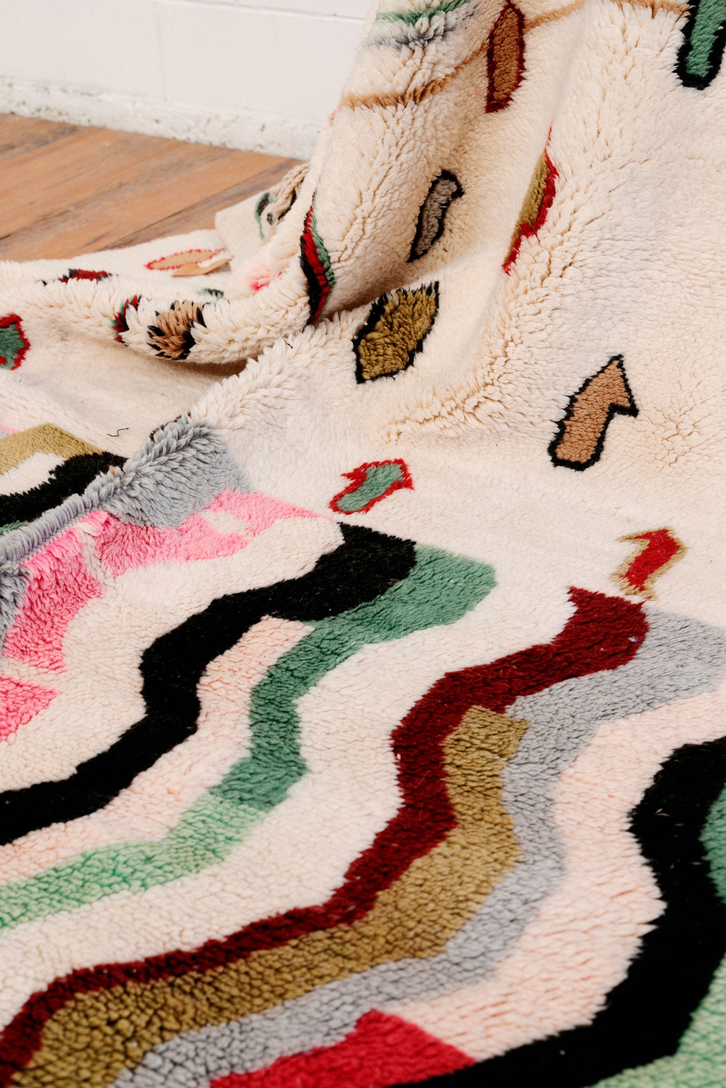 Abstract geometric pattern New Moroccan Beni M'Rirt Rug  3100 x 2150 mm