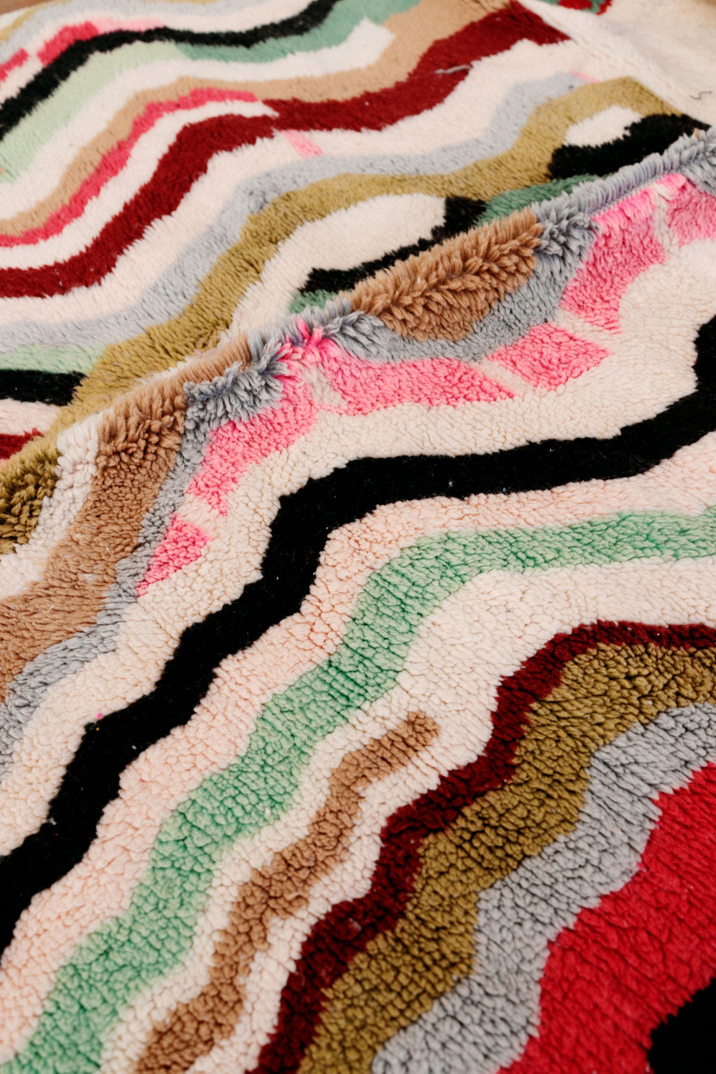 Abstract geometric pattern New Moroccan Beni M'Rirt Rug  3100 x 2150 mm
