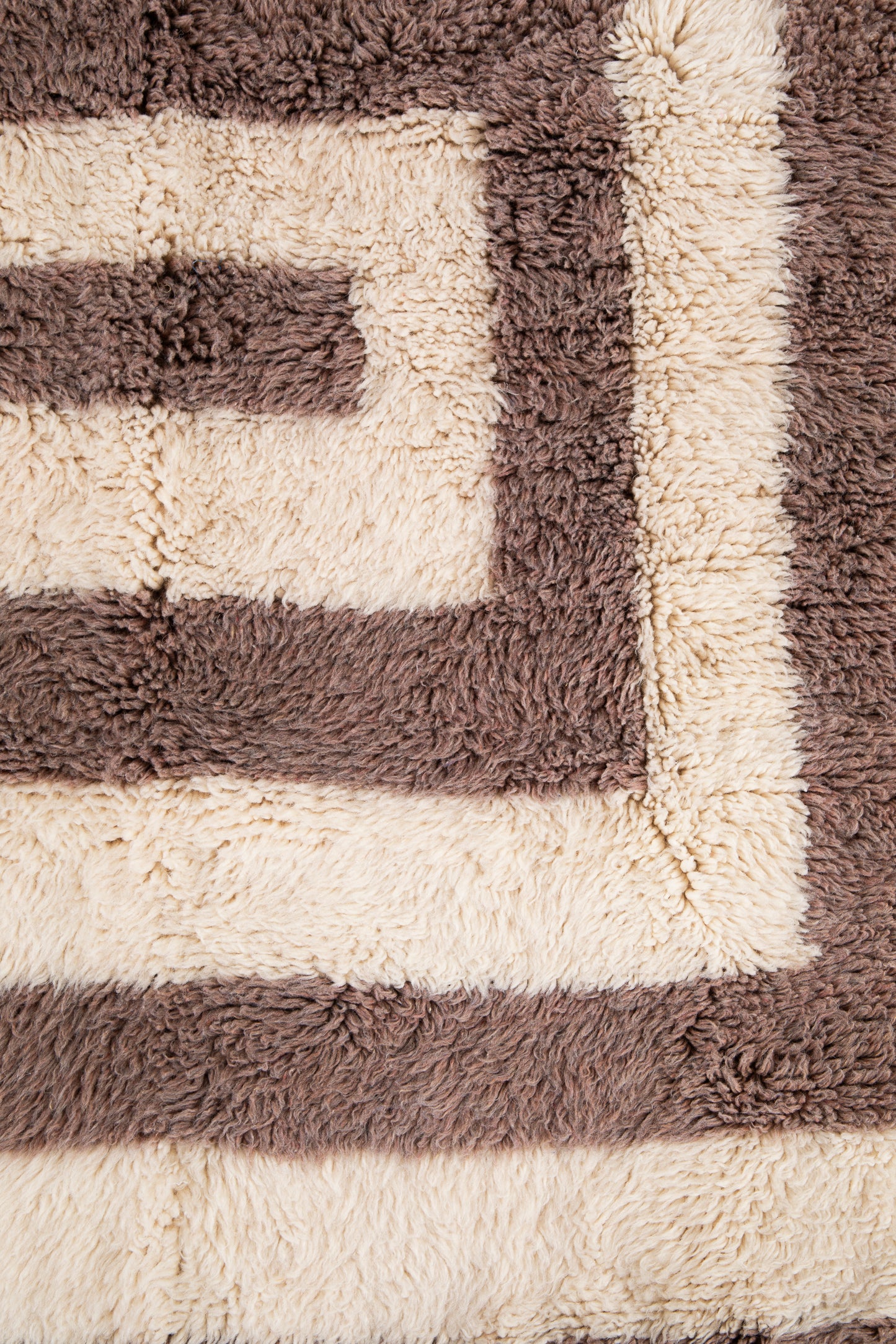 Brown & Beige New Moroccan Beni M'Rirt Rug - 3060 x 2120mm