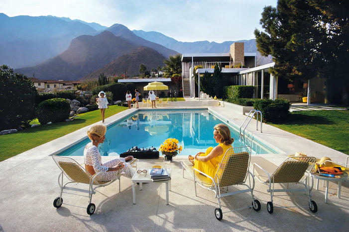 SLIM AARONS 'POOLSIDE GLAMOUR' PHOTOGRAPHIC PRINT