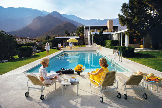 SLIM AARONS 'POOLSIDE GLAMOUR' PHOTOGRAPHIC PRINT