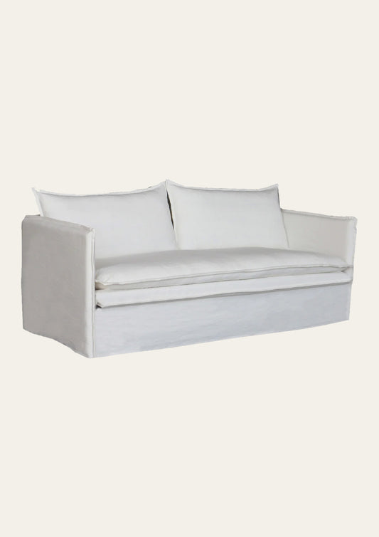 Malta Slip Cover 3 Seater Sofa - Cloud