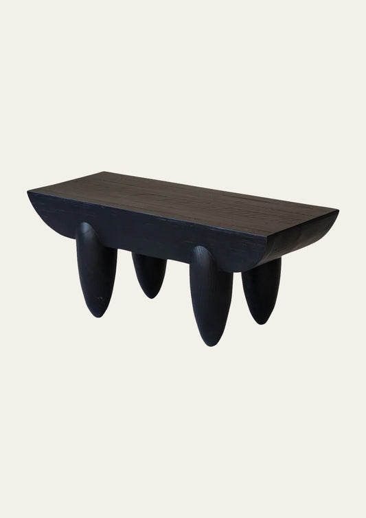 Malawi Bench/Coffee Table - Matt Black