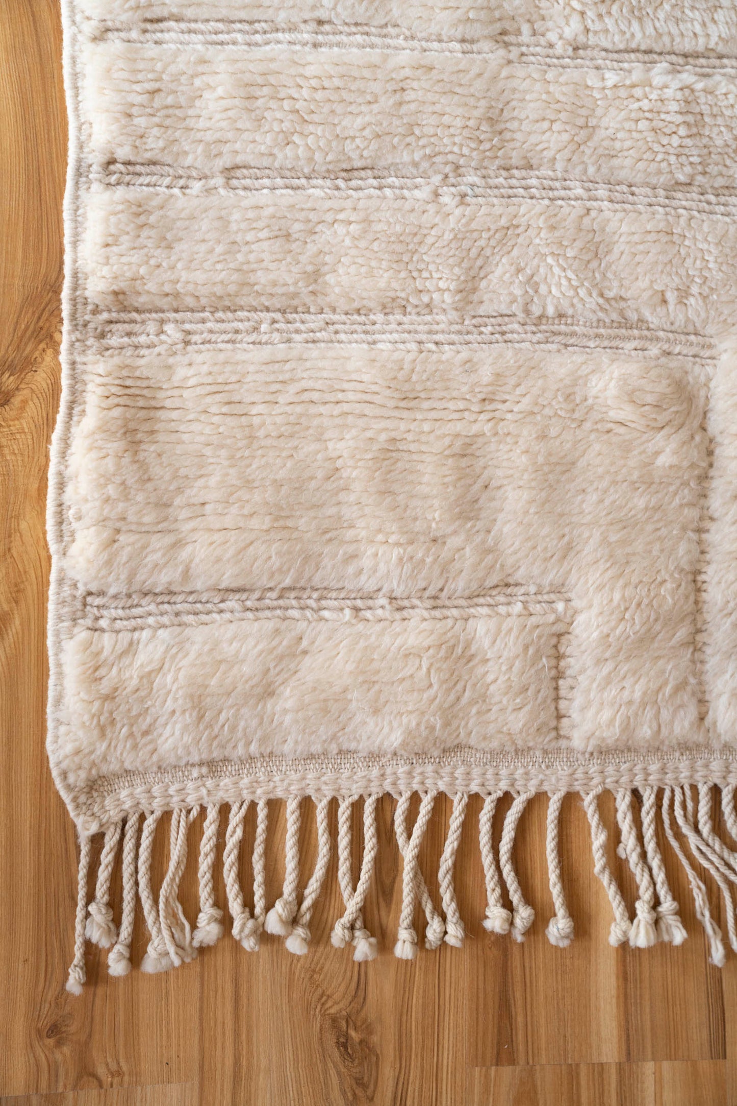 New Creamy- Le Mont Moroccan Beni M'Rirt Rug 2780 x 2000mm