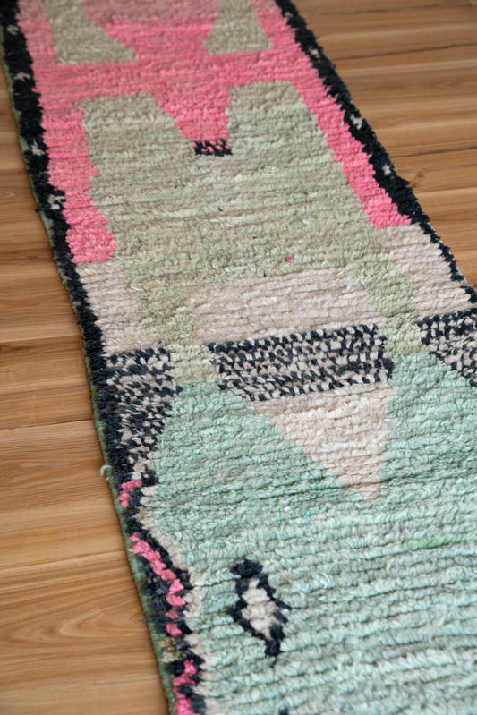 Made-to-Order Moroccan Boujaad Wool Runner 94 – 68 × 510 cm