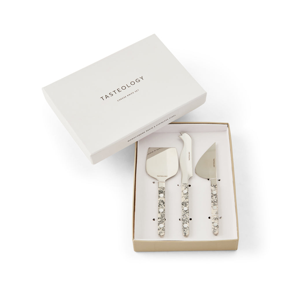 Tasteology Cheese Knives - Monochrome