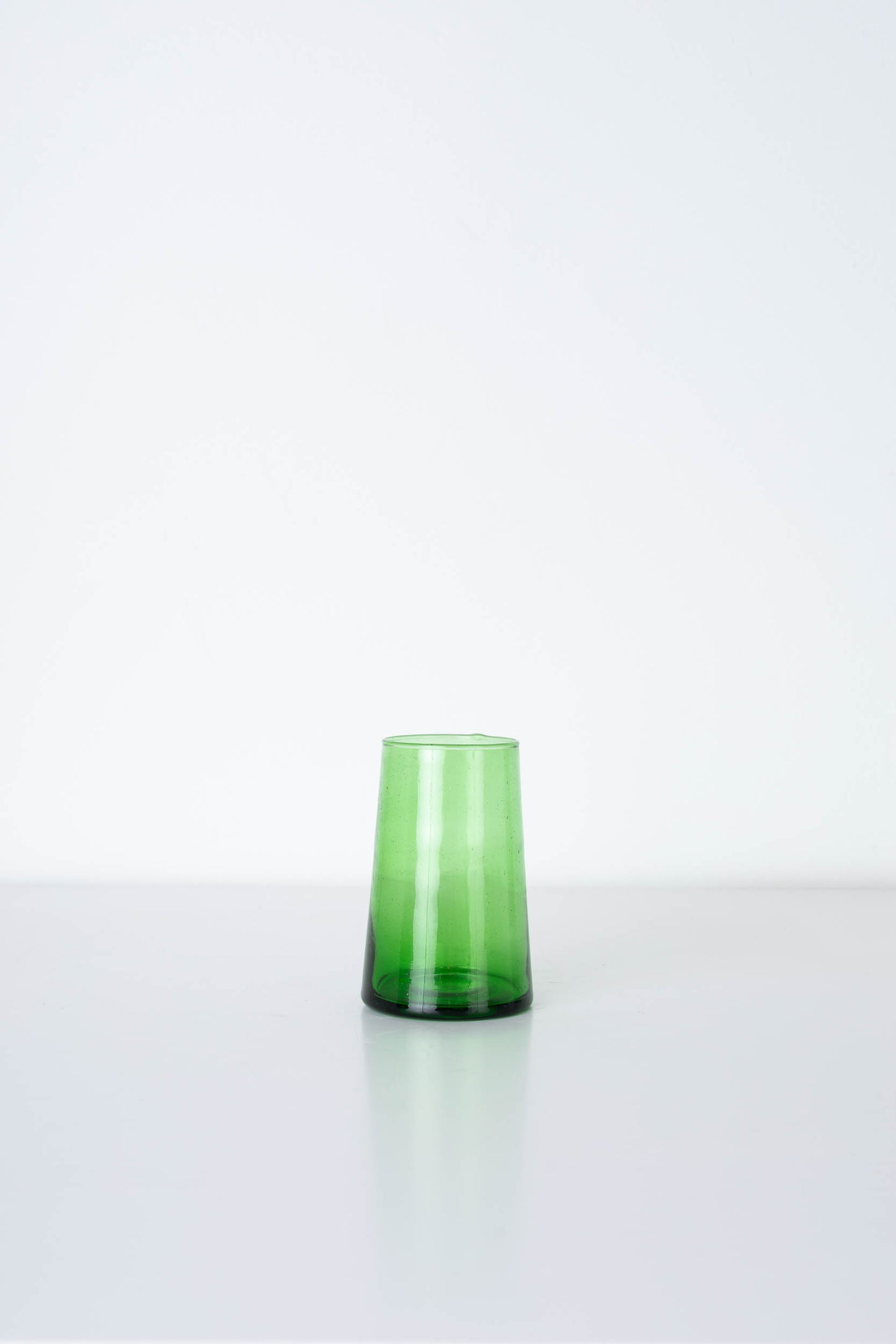 Moroccan Green Coneshaped Glass - 250 ml