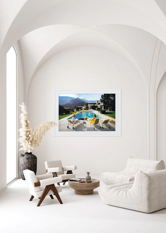 SLIM AARONS 'POOLSIDE GLAMOUR' PHOTOGRAPHIC PRINT