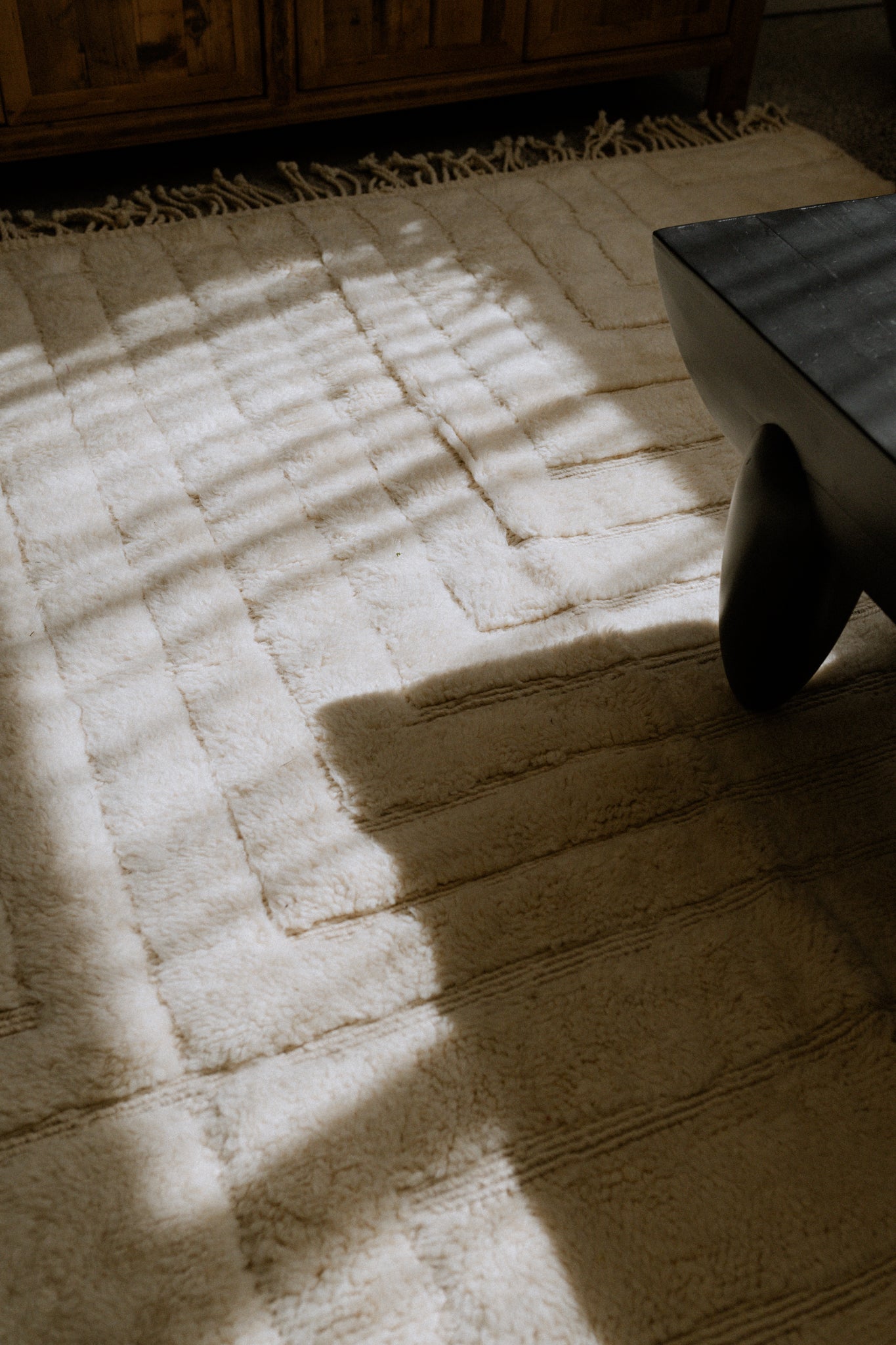 New Creamy- Le Mont Moroccan Beni M'Rirt Rug 2780 x 2000mm