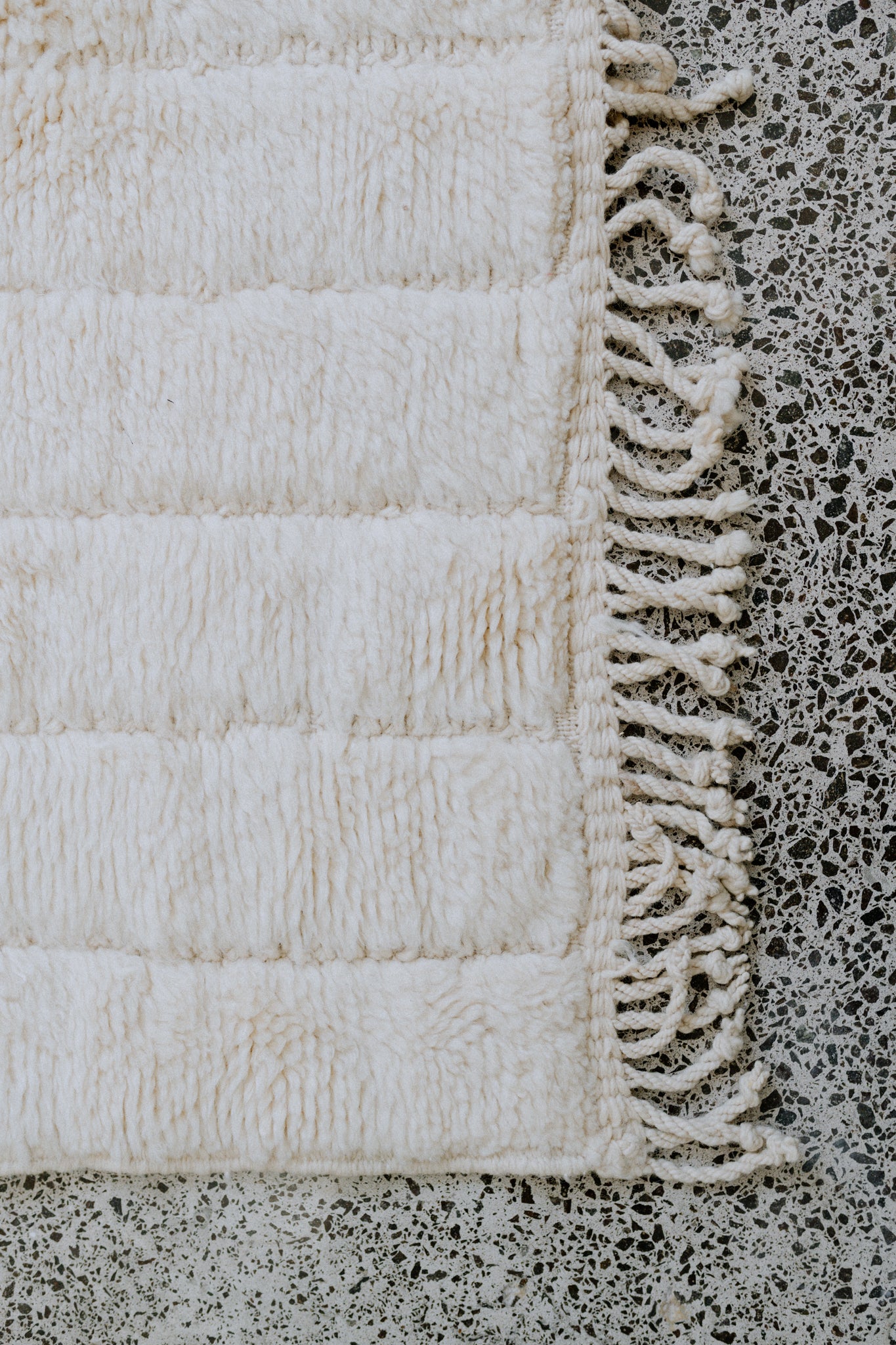 New Creamy- Le Mont Moroccan Beni M'Rirt Rug 2780 x 2000mm