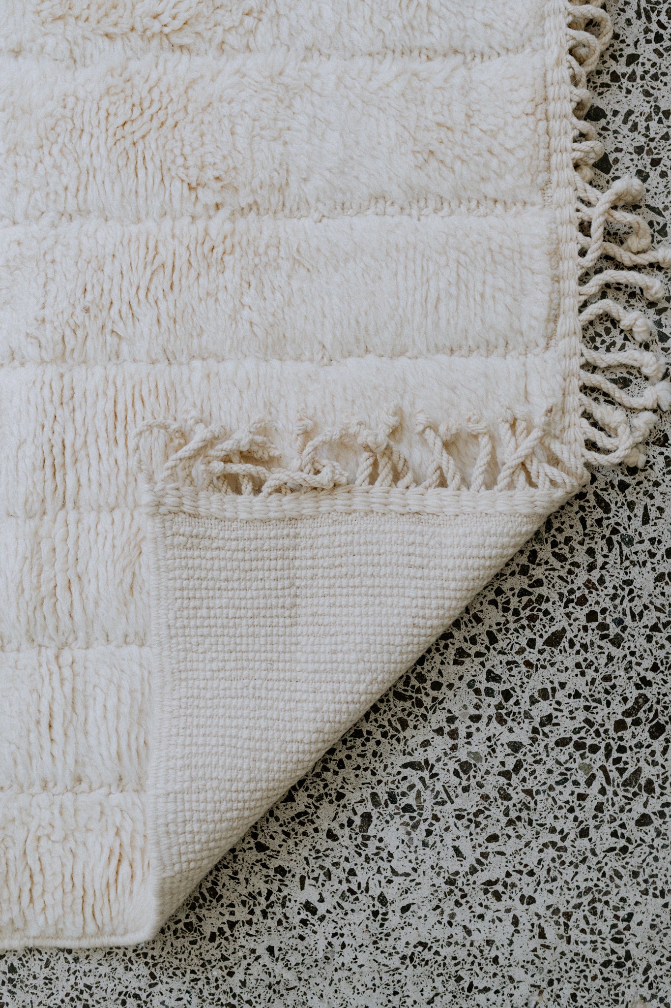 New Creamy- Le Mont Moroccan Beni M'Rirt Rug 2780 x 2000mm