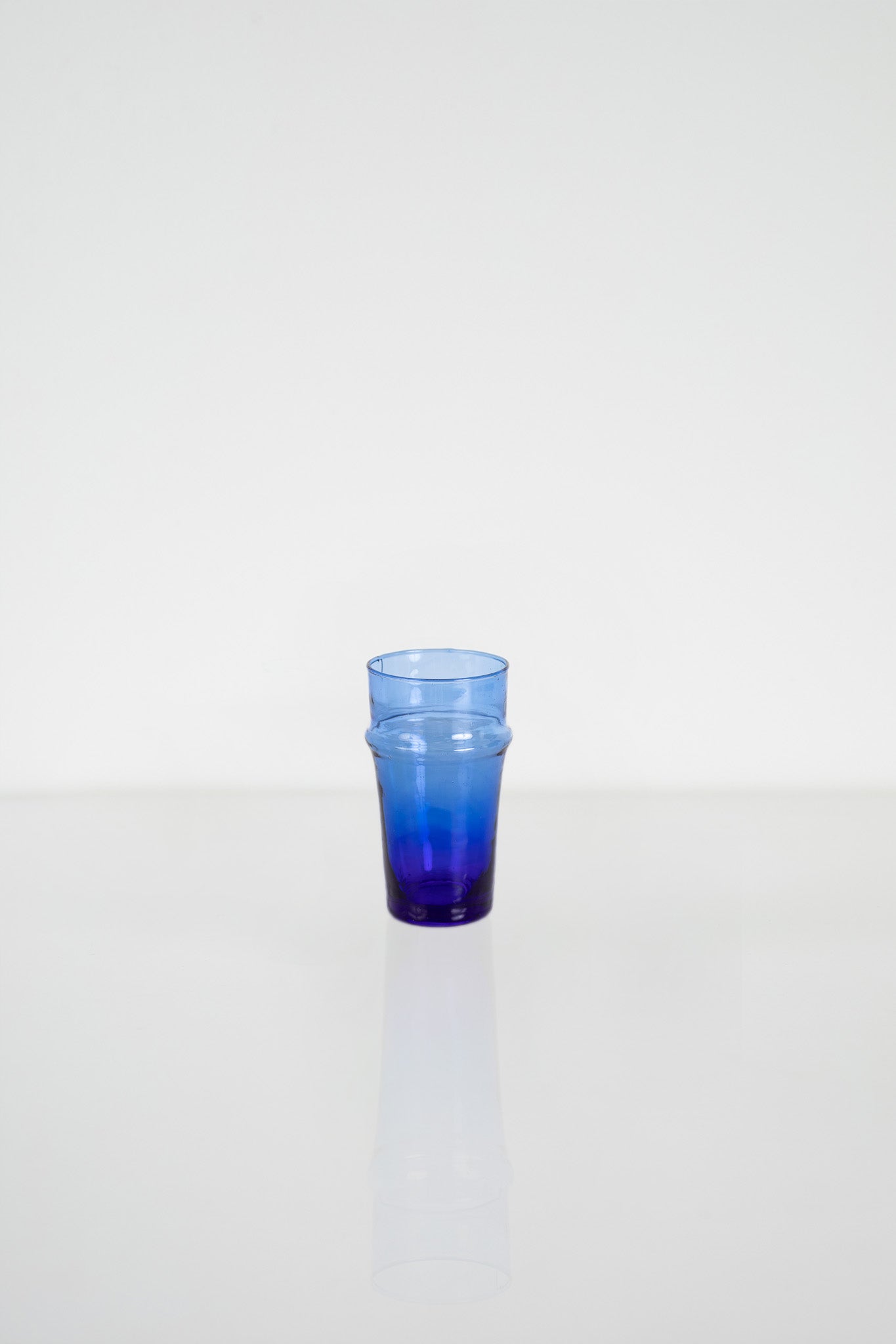 Moroccan Cobalt Beldi Glass - 250 ml