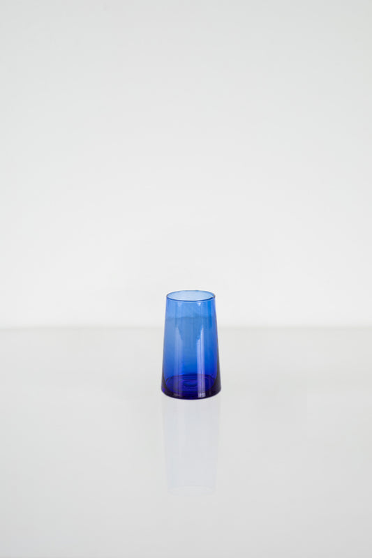 Moroccan Cobalt Coneshaped Glass - 250 ml