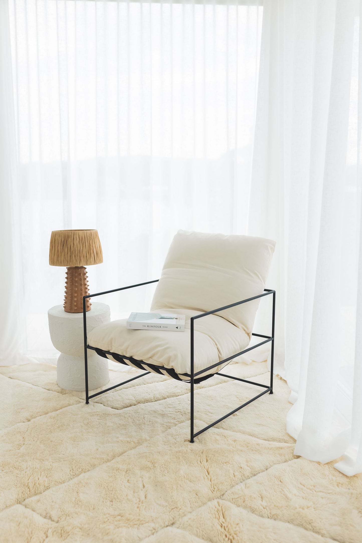 Lauro Club Chair- Vanilla