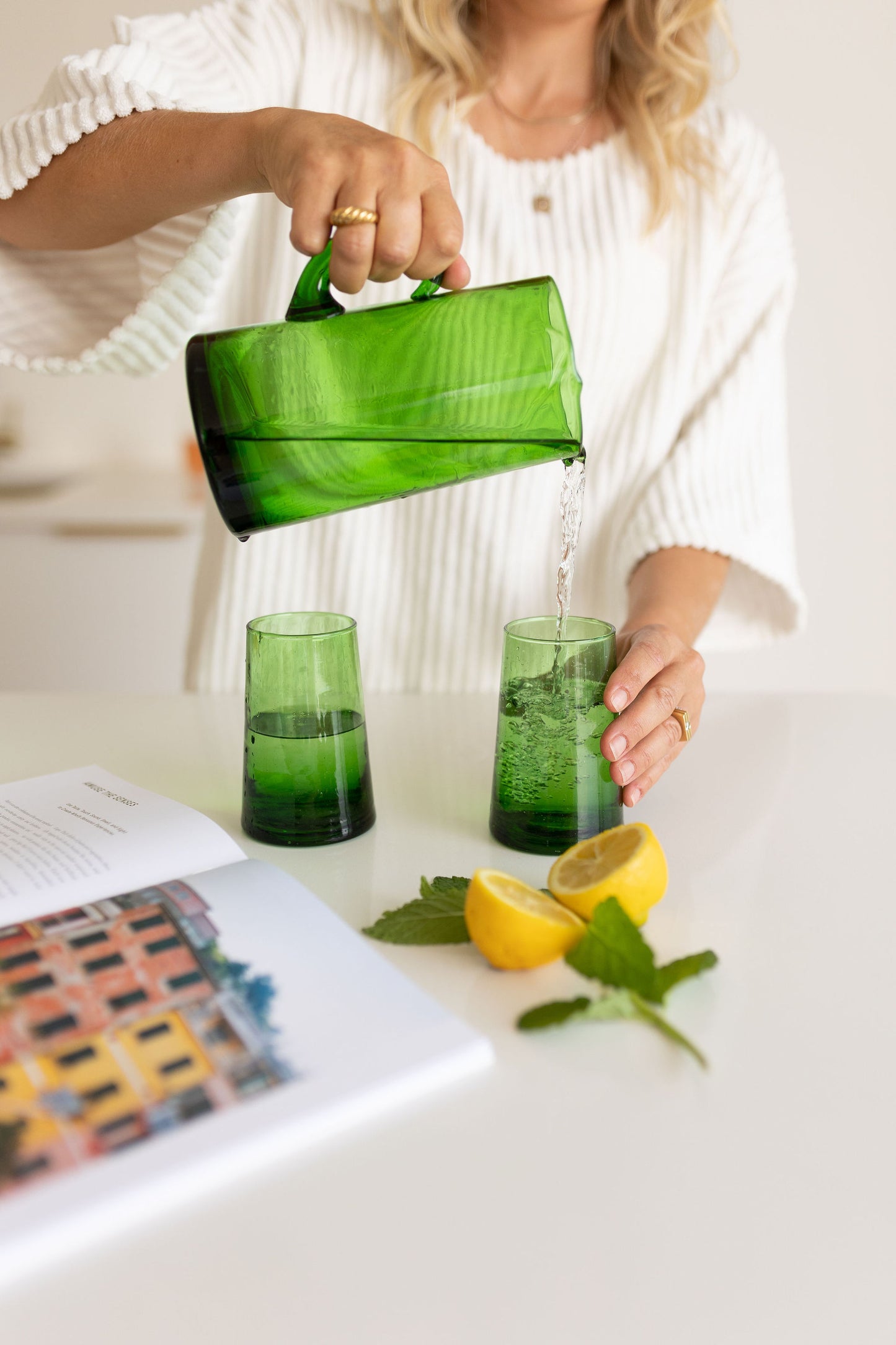 Moroccan Green Jug/Carafe