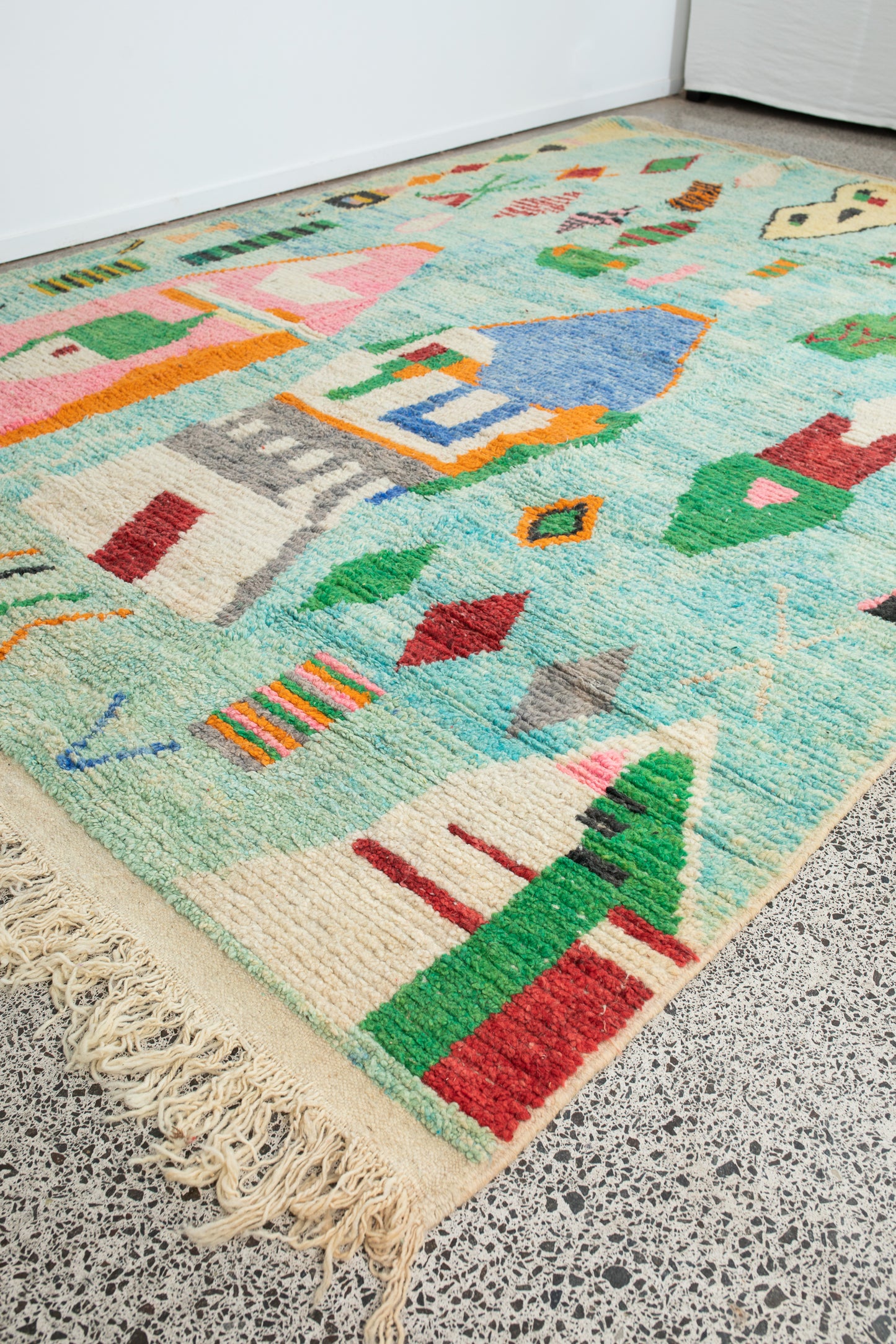 Bohzali NZ, modern Morroccan Boujaad Floor rug - Emine
