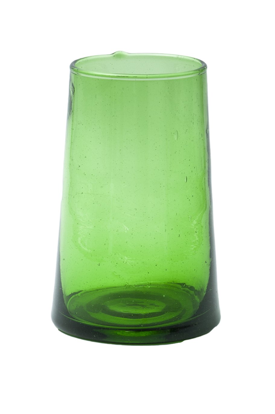 Moroccan Green Coneshaped Glass - Extra Large
