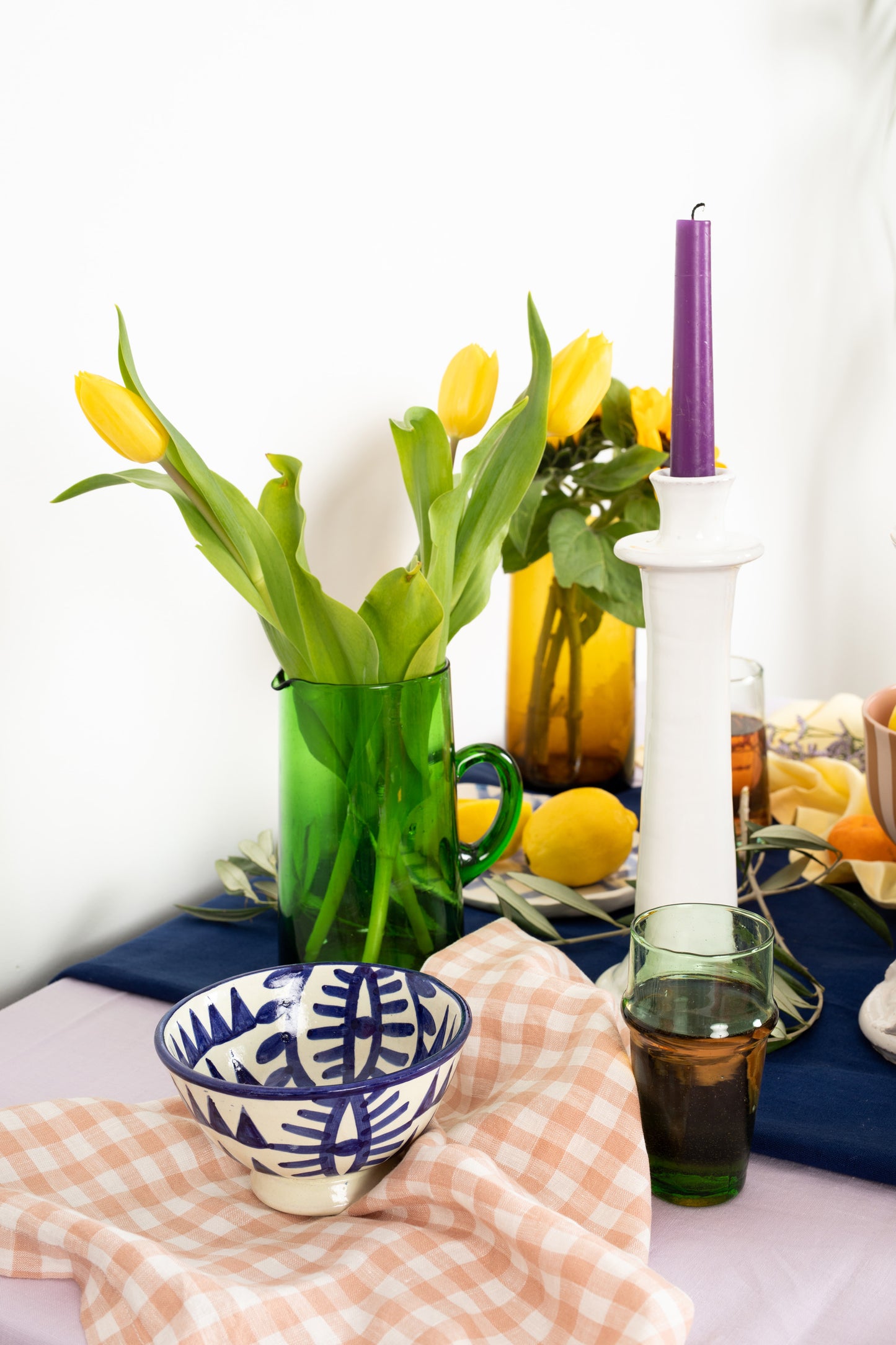 Moroccan Green Beldi Glass - 250 ml