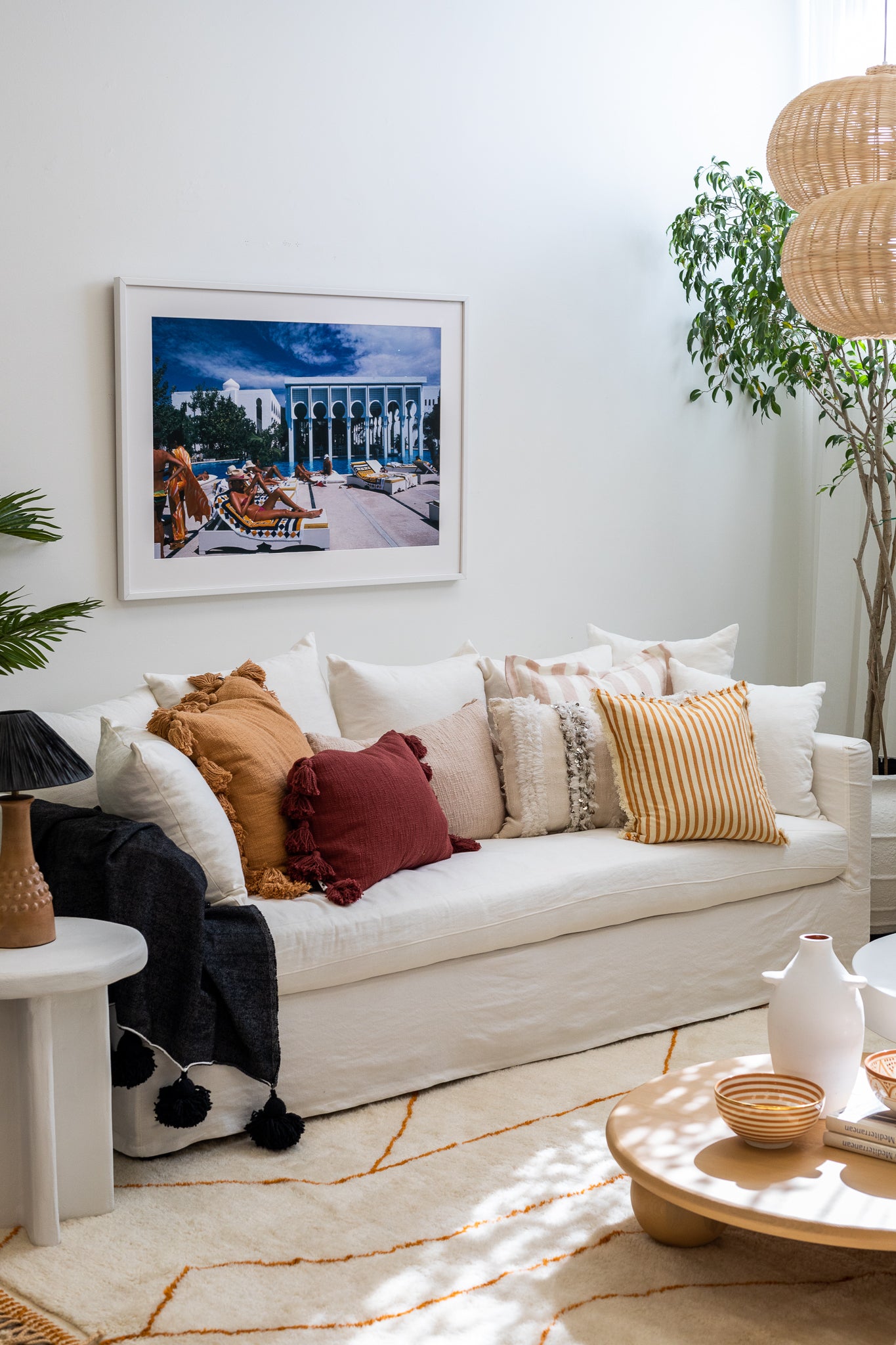 Chalet Slip Cover 3 Seater Sofa - Cloud