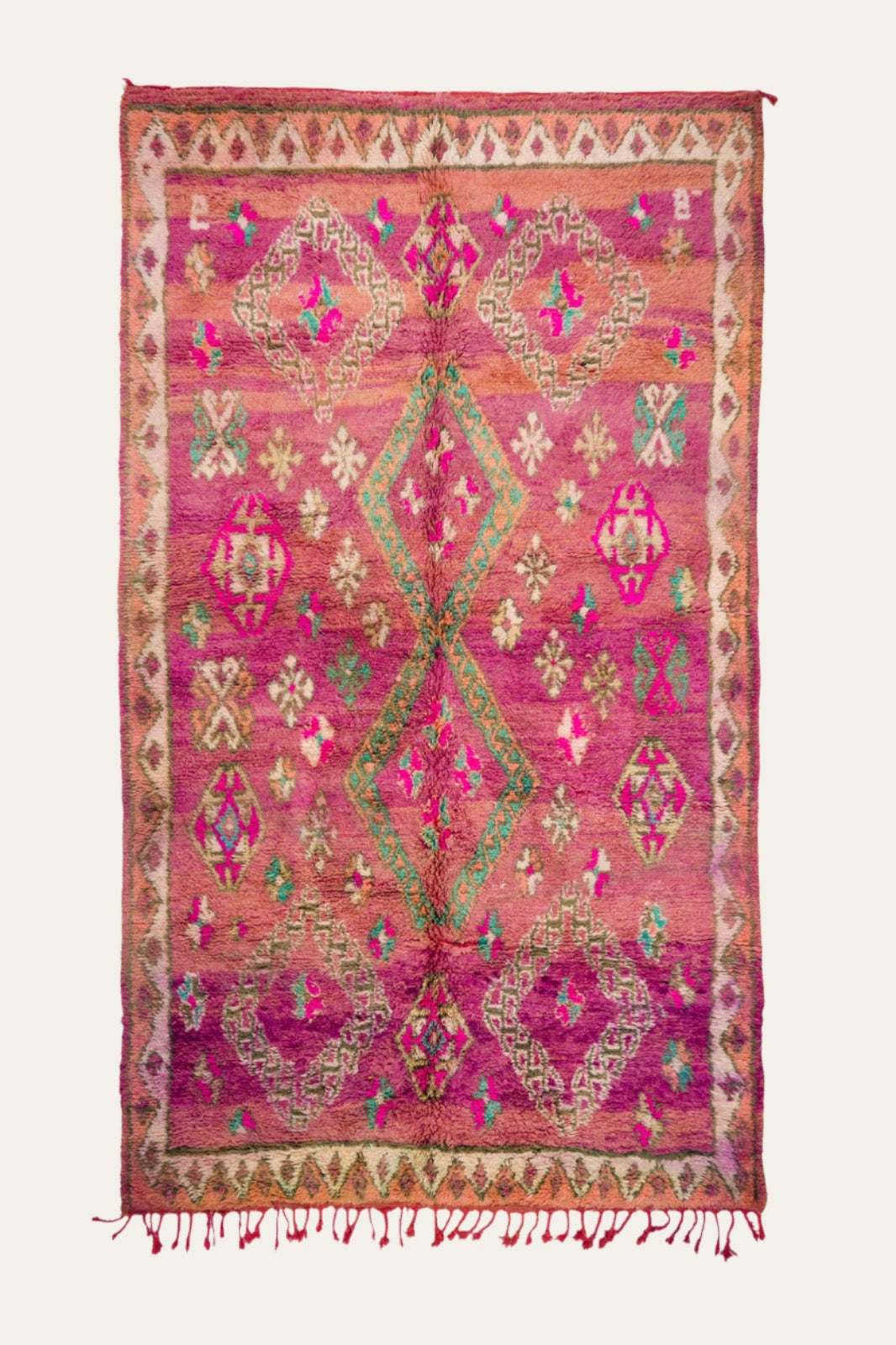 Vintage Moroccan Boujaad Rug - Asma