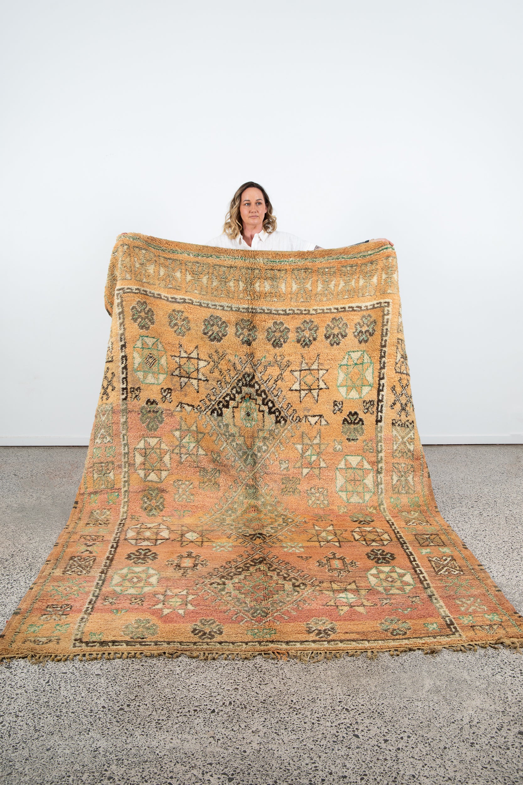 Bohali NZ, Vintage Moroccan Boujaad rug - Naja