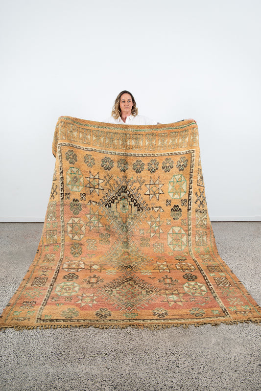 Bohali NZ, Vintage Moroccan Boujaad rug - Naja
