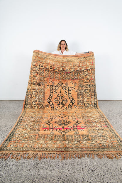 Bohzali NZ, Vintage Moroccan rug - Fahima