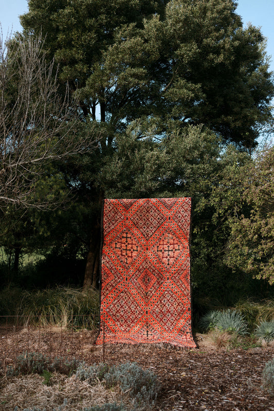 Dilber Attractive 3950 x 2000 mm Vintage Moroccan Boujaad Rug