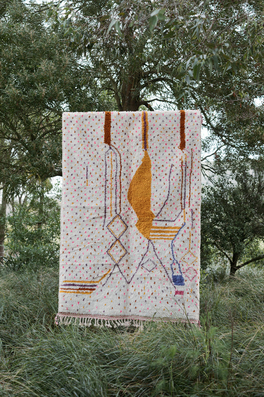 Aysel- Moonlike - New Moroccan Beni Ourain Rug