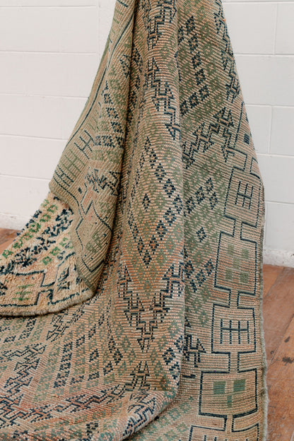 Zumarrad Emerald 310 x 175 mm Vintage Moroccan Boujaad Rug