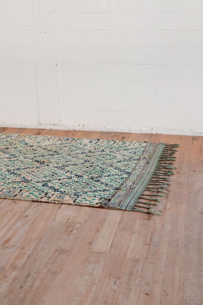 Zumarrad Emerald 310 x 175 mm Vintage Moroccan Boujaad Rug