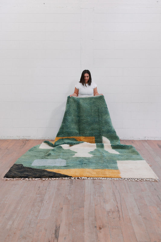Malha- Queen - New Moroccan Beni M'Rirt Rug
